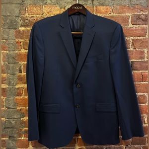 Ralph Lauren Slim Fit Navy Blue Suit Jacket (40S)